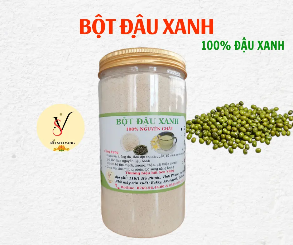 Bột đậu xanh || 500g - Sen Vàng Food