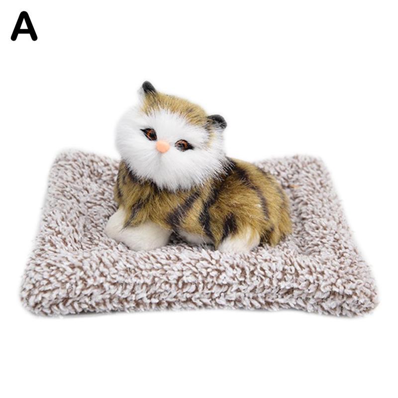 Product Introduction of Mainan boneka kucing untuk kanak-kanak, anak patung haiwan boneka simulasi, comel dan cantik, hadiah 18