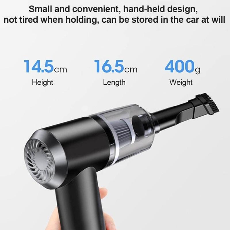 C3001 Vacuum Cleaner Wireless Portable Mini - Vakuum Penghisap Debu Mobil, Meja, Rumah Dapat Dicas 2