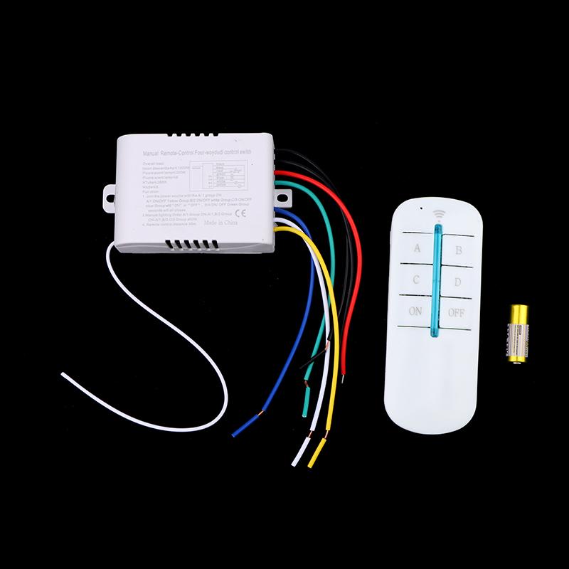 Product Introduction of Digital Remote Control Light Switch Wireless ON OFF Switch For Light Bulb Chandelier 220V RF433 1/2/3/4 Ways 30