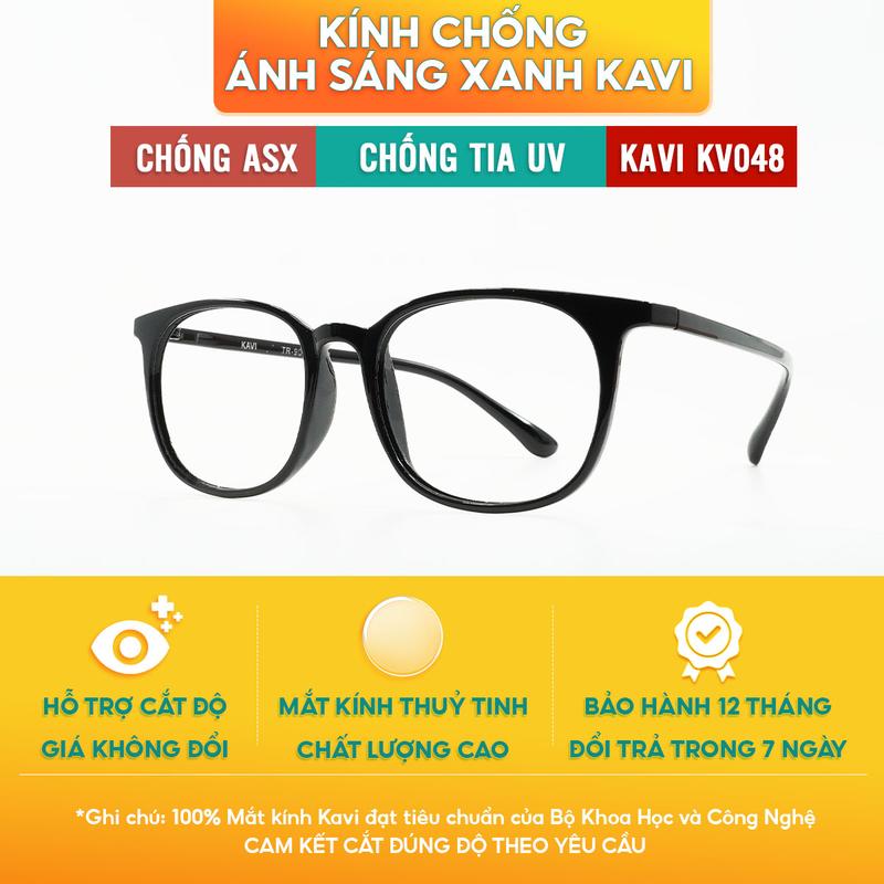 Kính Chống Ánh Sáng Xanh Và Tia UV Chống Nhức Mỏi Mắt Khi Dùng Máy Tính, Điện Thoại Kavi KV048