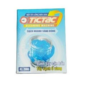 Vệ Sinh Lồng Giặt - Tẩy Lồng Máy Giặt - Bột Tẩy Lồng Máy Giặt Tictac - Khử Mùi Kháng Khuẩn Cửa Ngang Cửa Đứng Làm Sạch