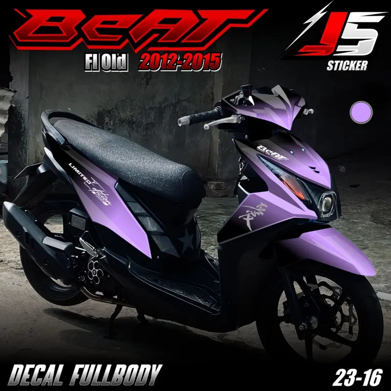 (COD) TERBARU Decal Sticker Honda Beat Fi Old Full body - Stiker Skottlet Variasi Beat Fi Lama 2012 2013 2014 2015 Fullbody Desain Mlotif Gradasi Warna Simple Minimalis 23.16 3