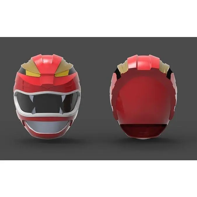 Mô hình giấy Super Sentai Mũ gao đỏ (đội được) Gaored Helmet (Hyakujuu Sentai Gaoranger/Siêu nhân Gao)