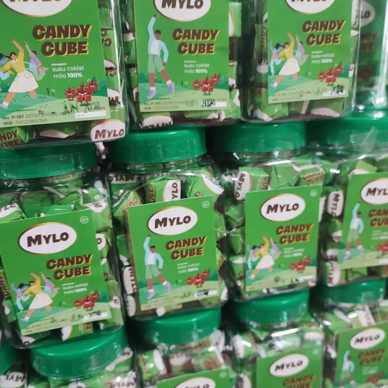 Mylo Candy Cube Isi 50pcs Cemilan Snacks Toples Food 1