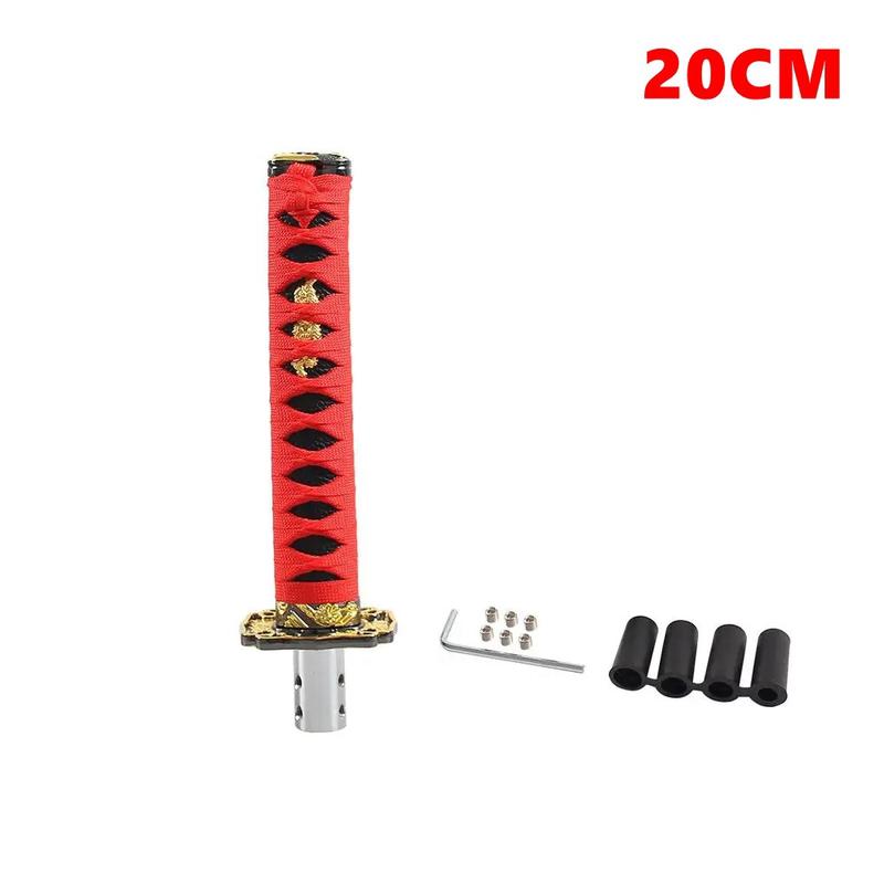 150/200mm JDM Katana shift knob Samurai Sword shift knob, with 4 adapters, suitable for most manual and automatic car decoration accessories 6