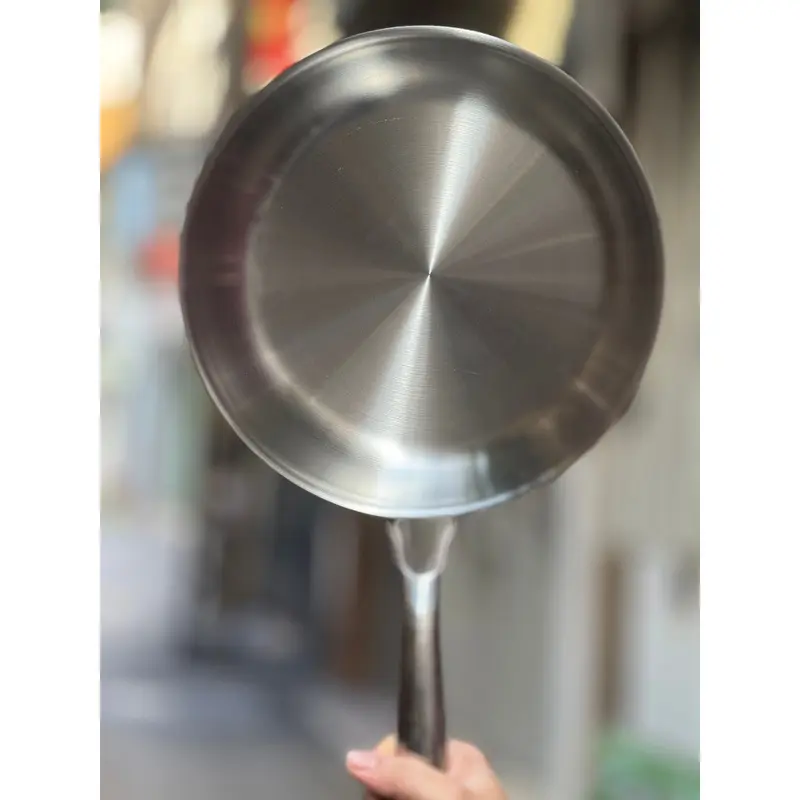 Chảo rán inox liền đáy cao cấp chống dính 18/10 Oyatton size 16,20,26,28cm - Chảo chiên rán bếp từ 7