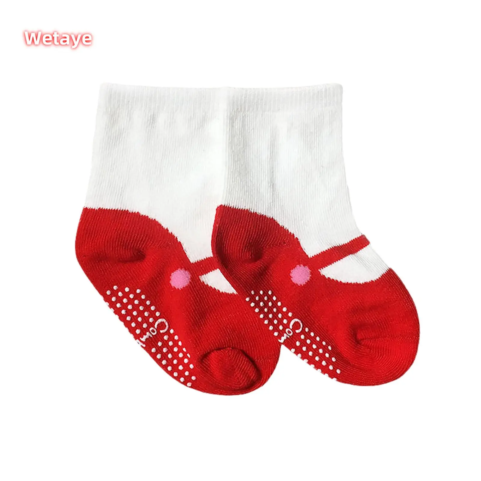 Baby Girl Anti-slip Floor Socks Cotton Patchwork Breathable Short Socks Infant Summer Spring Princess Slippers