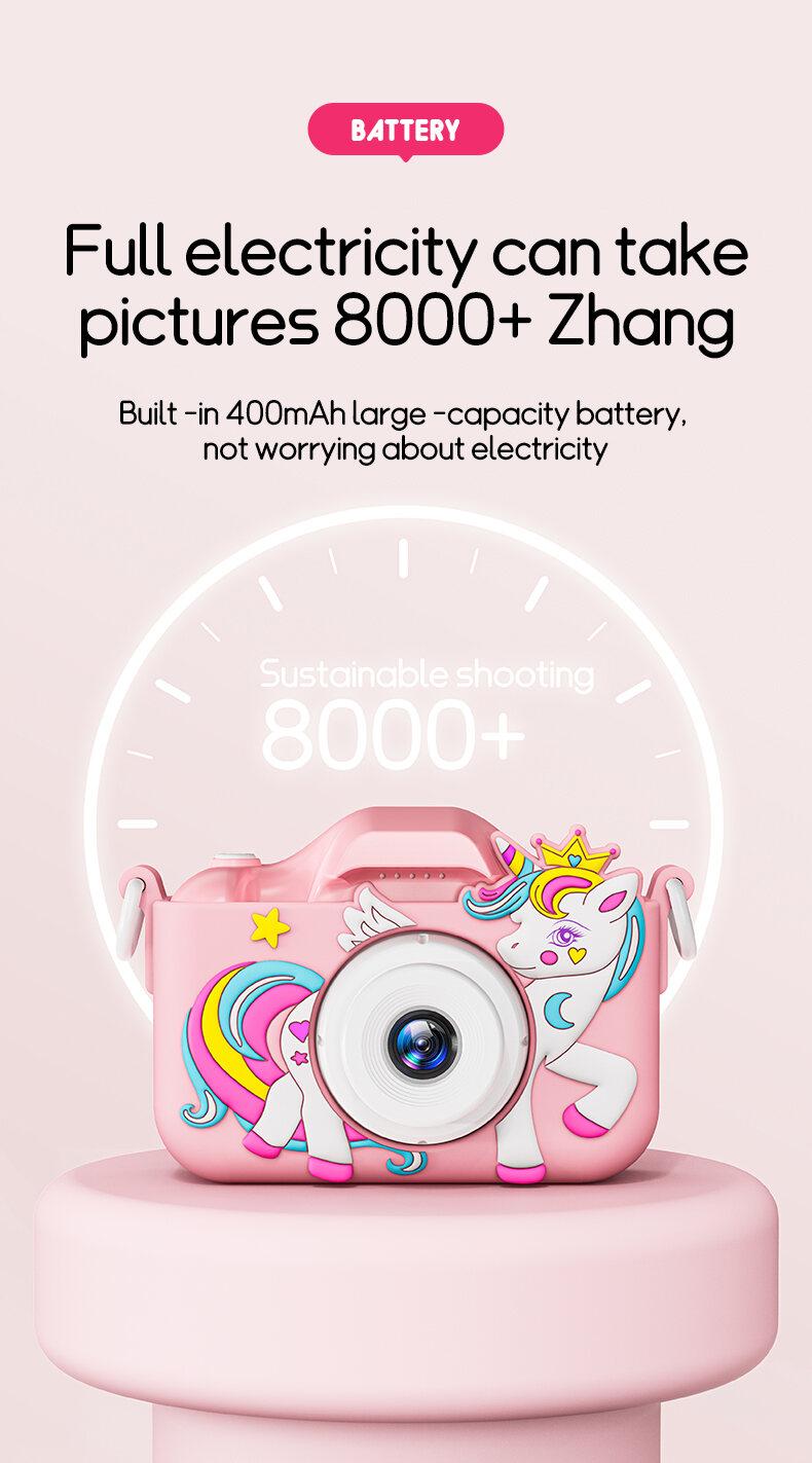 Product Introduction of Digital Kids Cameras Toys Mini Children Camera 1080P HD 8x Zoom Dual Camera Boys Girls Birthday Gifts Outdoor Photography Toy 21