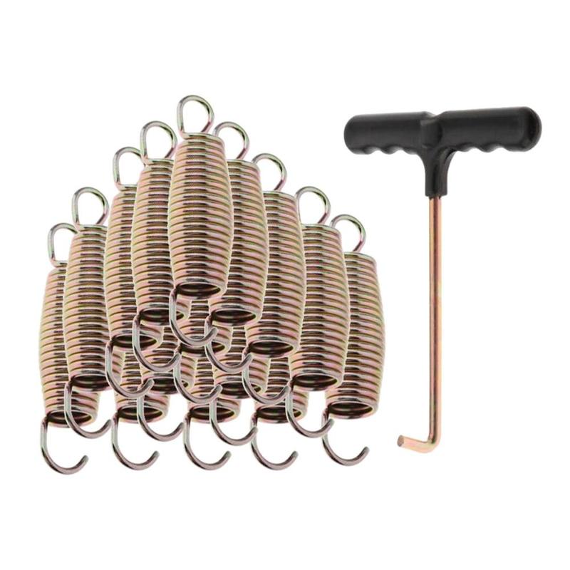 15Pcs Trampoline Springs Replacement Weather Resistant with Spring Hook 7