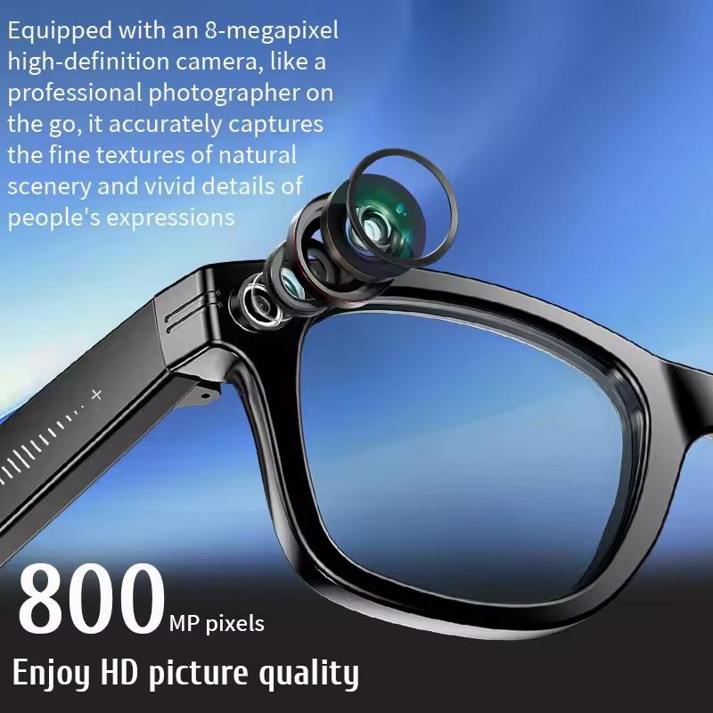 2025 AI Smart Glasses with 8MP Camera Video Recording 100+ Languages Translation Sunglasses Bluetooth Call Music Play Men Women - Image 2