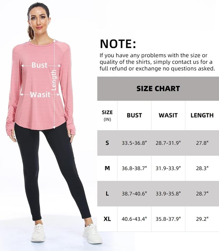 TikTok Shop Long Sleeve Yoga Top Extra Long Workout Shirts Loose fit Open Tops for Women