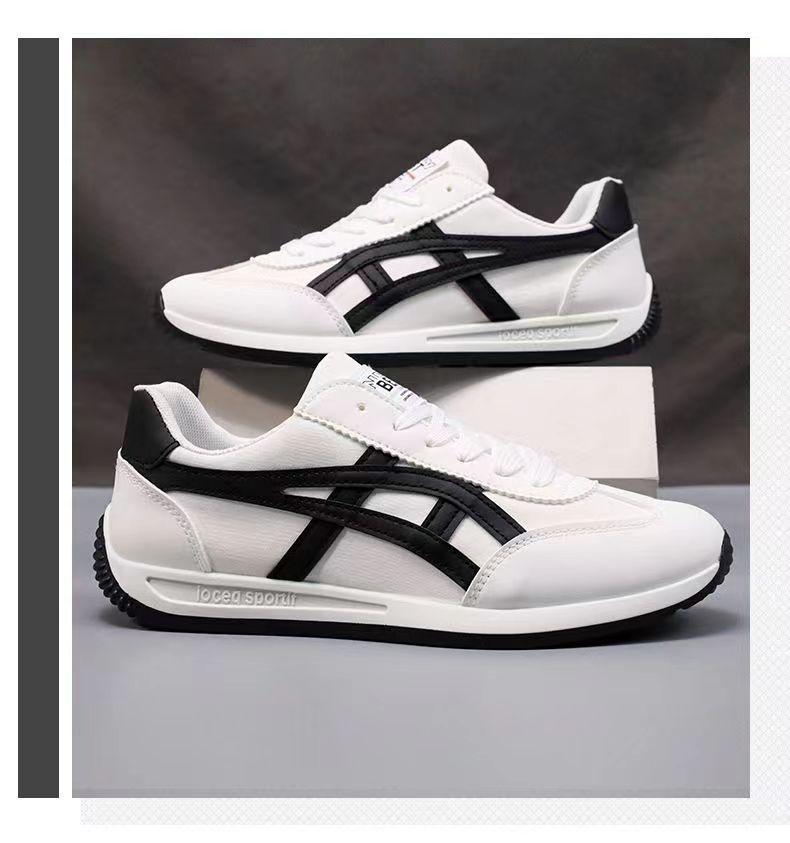 Product Introduction of Men's Shoes New Breathable Canvas Shoes Sports Casual White Shoes Student Trendy Cortez Soft Bottom Foreign Trade Fashion Shoes Runner Trainers Boy Training Running Sneakers Footwear 12