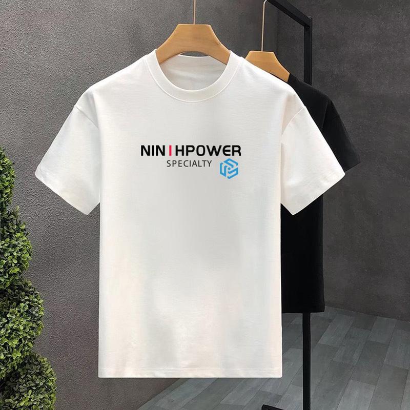 Product Introduction of Áo thun nam, áo phông nam basic in hình NinIHPower tay ngắn cổ tròn Unisex chất liệu cotton 1oo% co giãn 4 chiều mềm mại 38