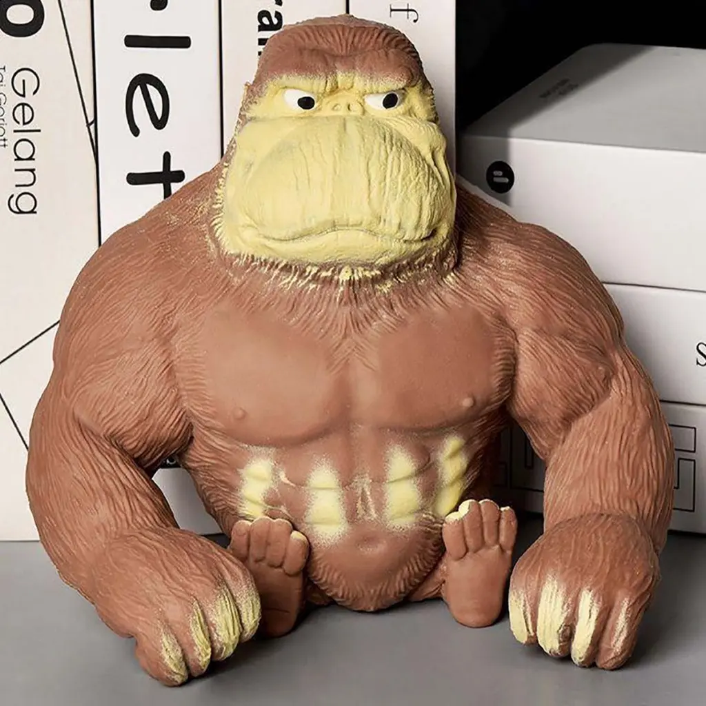 Khỉ Đột King Kong Co Dãn Đồ Chơi Nắn Bóp Đàn Hồi Giảm Stress Xả Căng Thẳng Mini Mềm Dẻo Giá Rẻ Gorilla Tinh Tinh Cho Bé