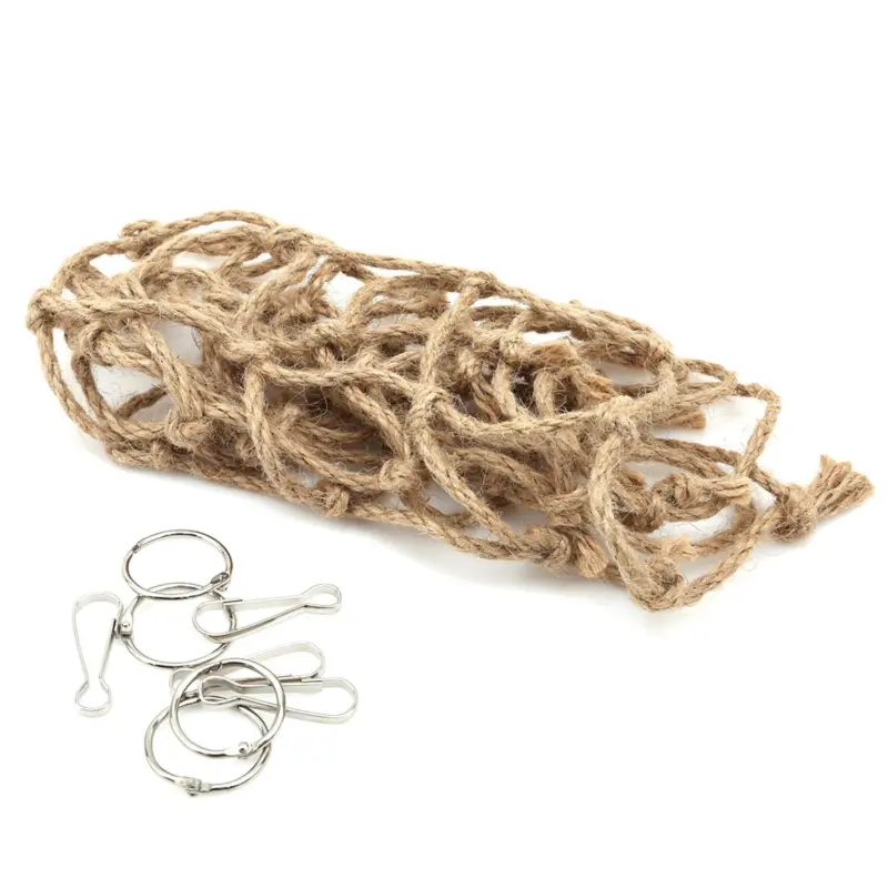 [SOshop]Hemp Rope Parrot Climbing Toy With Hook, Pet Supplies, - TikTok ...