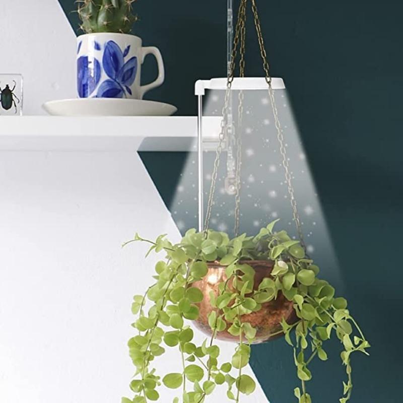 Full Spectrum LED Plant Growing Light, Height Adjustable Growing Lamp, 4 Dimmable Brightness Small Plants Growing Lamp, Pot, Modern, Home 7