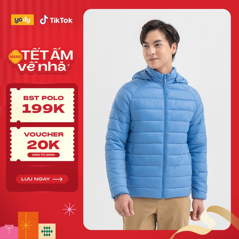 YODY Áo Phao Nam 3S Siêu Nhẹ Tay Raglan PHM6005