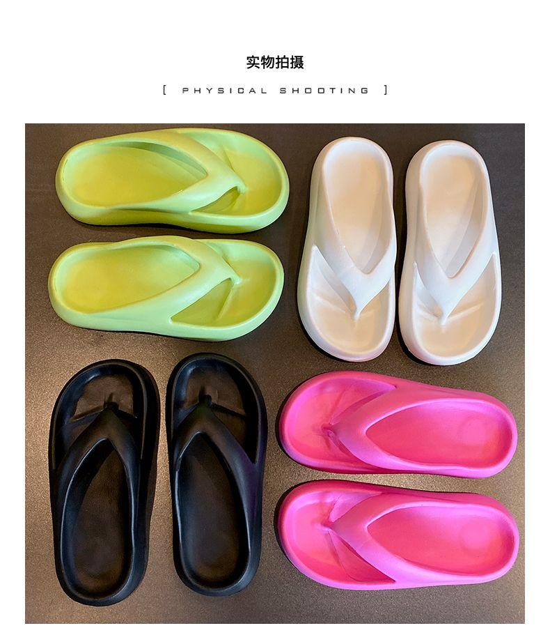 Product Introduction of Dép Tăng Chiều Cao, Ngoài Trời Mùa Hè, Dành Cho Nữ, Dép Xỏ Ngón Đi Trong Nhà Thường Ngày Dép Đi Biển Trong Nhà Chống Trượt, Thời Trang, Dễ Phối Đồ, Cá Tính 9