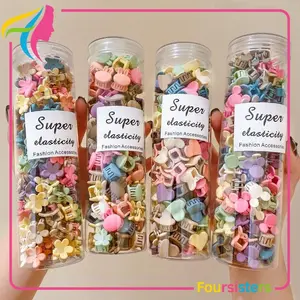 [FS] Jepit Mini 100pcs Jepitan Mini Korea Anak Set isi 100pcs Box Bahan Premium Jepit Rambut Baby Jepitan Rambut Karakter Lucu Bunga