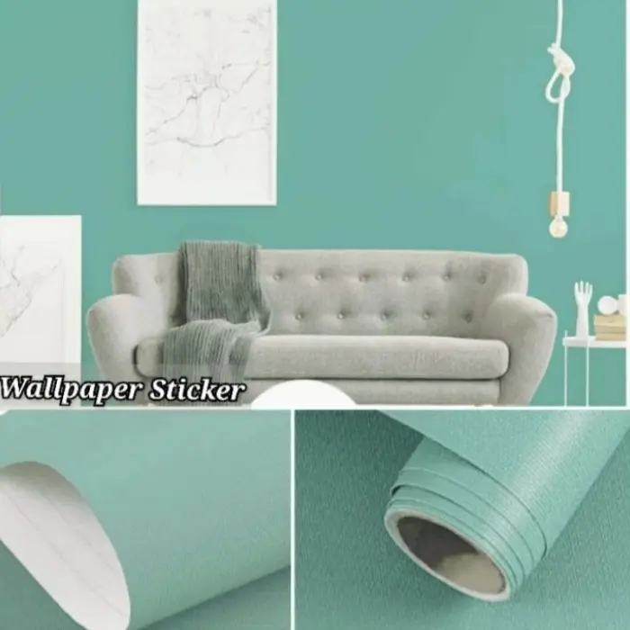 Wallpaper Dinding Polos 45cm x 9m Wallpaper Sticker Dinding Ruang Tamu Kamar Dapur Dan Office 6