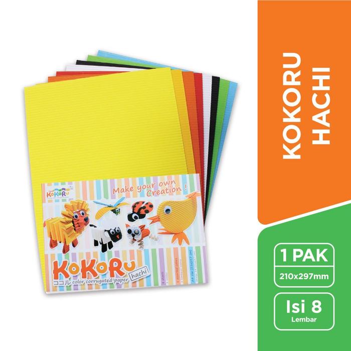 Gambar Kokoru Kertas Bergelombang Hachi A4 - Spesifikasi dari SiDU Official Kab. Bogor Tokopedia