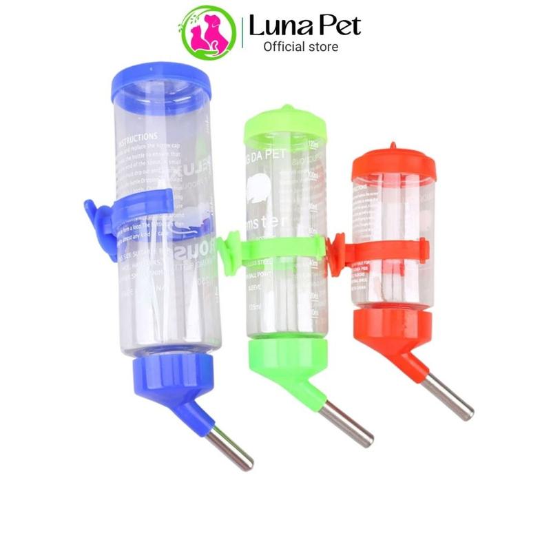 Bình nước treo chuồng hamster LunaPet BN04 - Bình nước găn chuồng tự động cho Hamster Thỏ Sóc