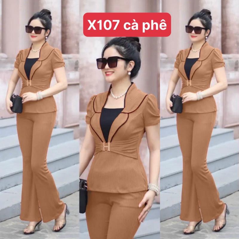 Product Introduction of Mã [X107]: set bộ thun xốp nhật mặc nhà, đi chợ, đi chơi cho chị em 22