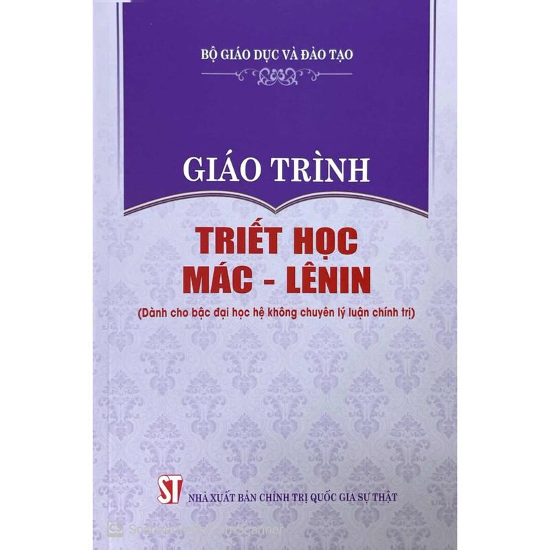   Sách Giáo trình triết học Mác - Lênin  dành cho bậc đại học hệ không chuyên lý luận chính trị  