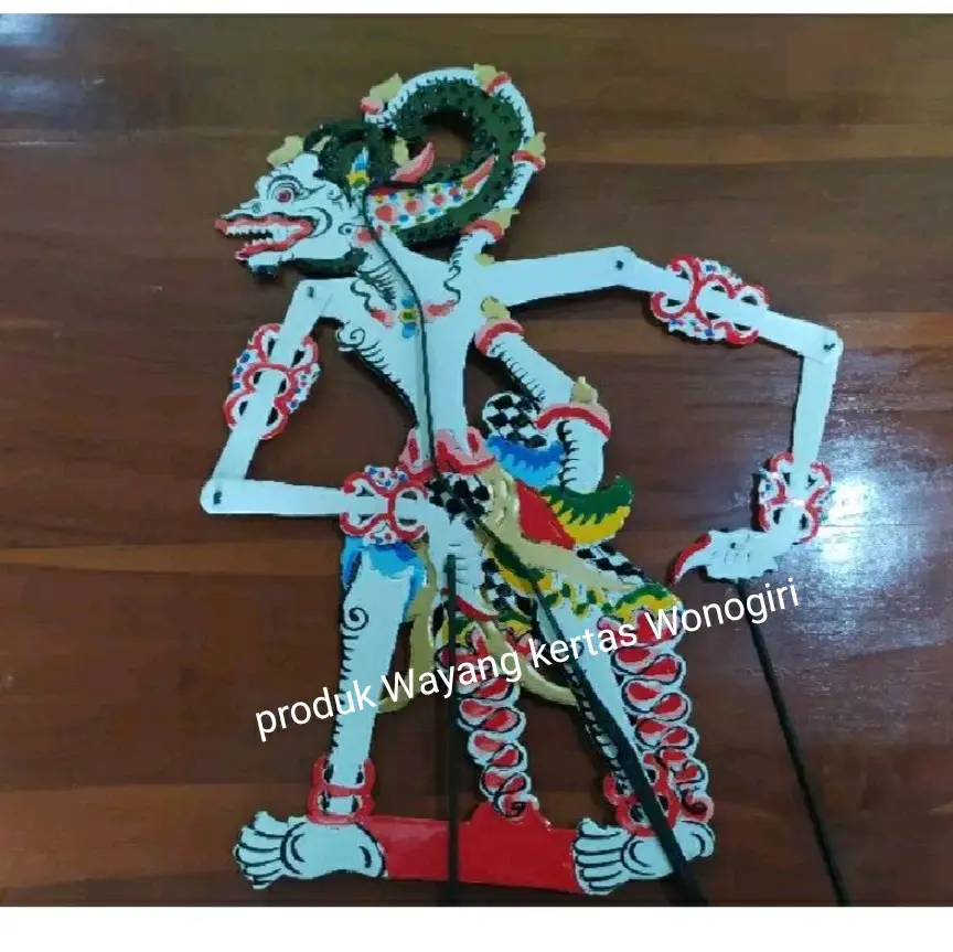 Wayang kulit kertas duplex tebal Hanoman,Anoman tinggi -+50cm ukuran standar pentas