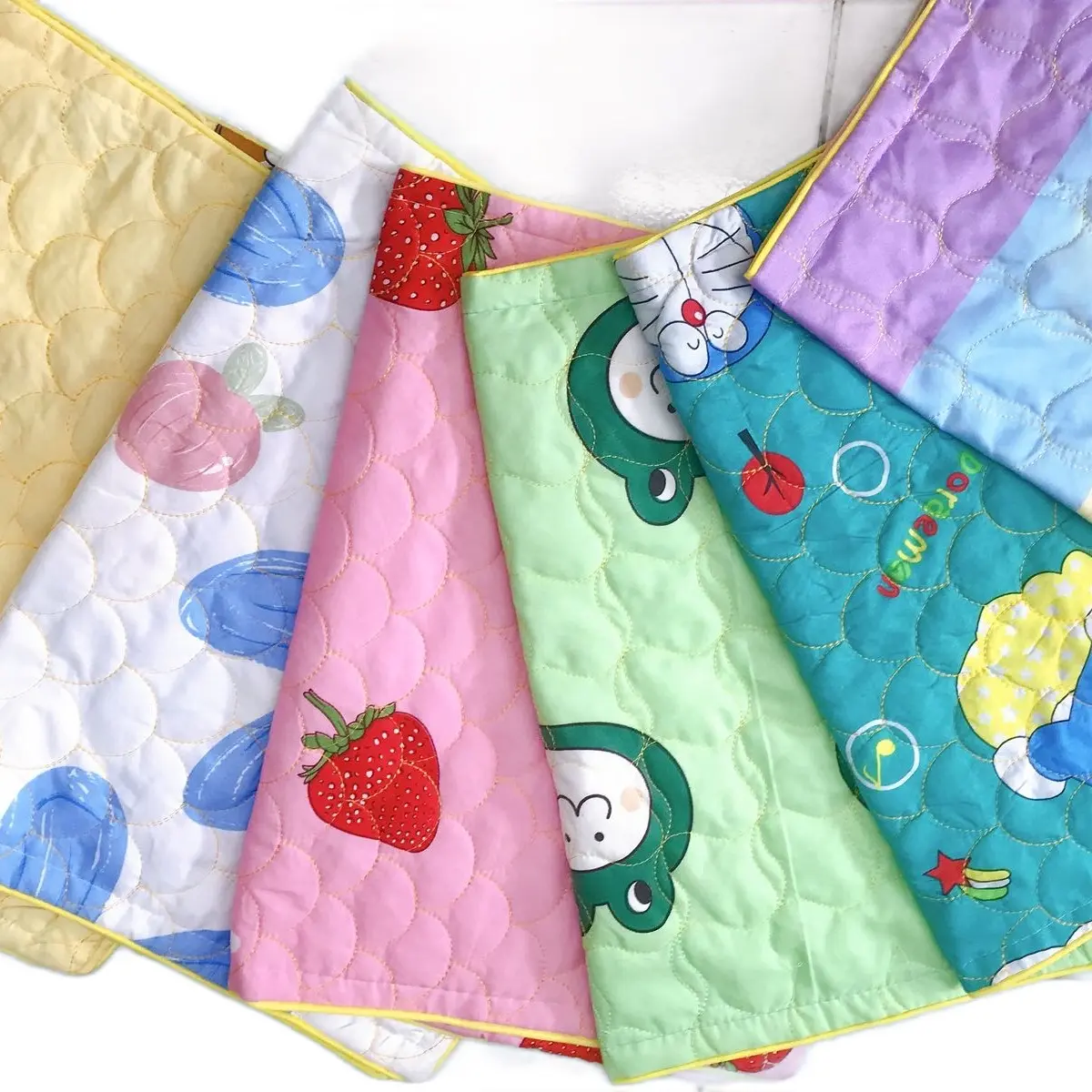 Vỏ Gối nằm Cotton PoLy thêu 2 lớp Chần Gòn, mềm mại thoáng mát (40 x 60 có khoá kéo