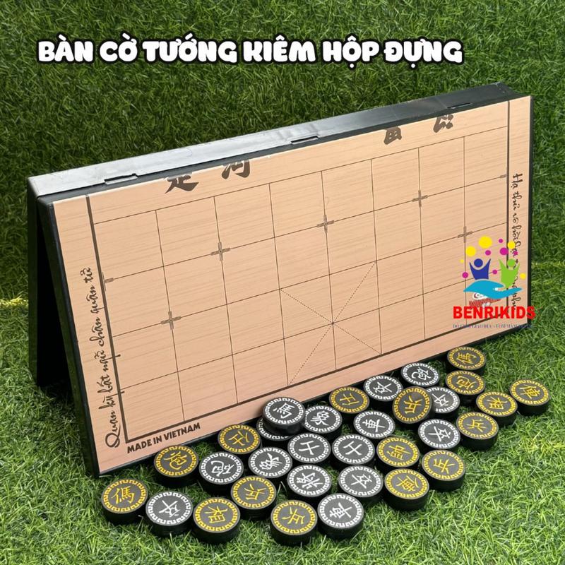  Bộ Cờ Tướng chiến thuật Bàn Nhựa Gấp Gọn Cứng Cáp Size To 42Cm Kèm Quân Cờ Nhựa Đặc 3Cm Đồ Chơi Boardgame Trí Tuệ 
