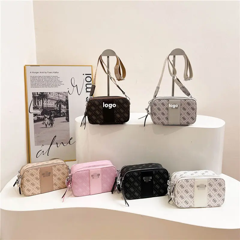 2024 New Printed Fashion Letter Crossbody Bag Camera Bag Shoulder Strap All-Match Fashion Shoulder Bag GS Small Square Bag