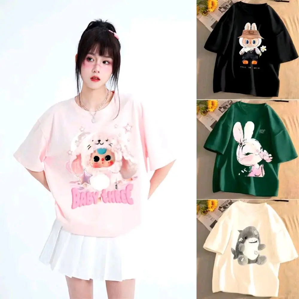 Combo 3 Áo phông nữ unizex chất vải cotton nhẹ mỏng được chọn màu mẫu in 5d đẹp ngẫu nhiên.