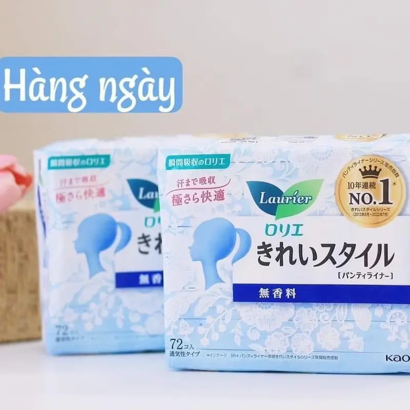 Băng vệ sinh Laurier nội địa Nhật Bản( không cánh, có cánh, hàng ngày) 6