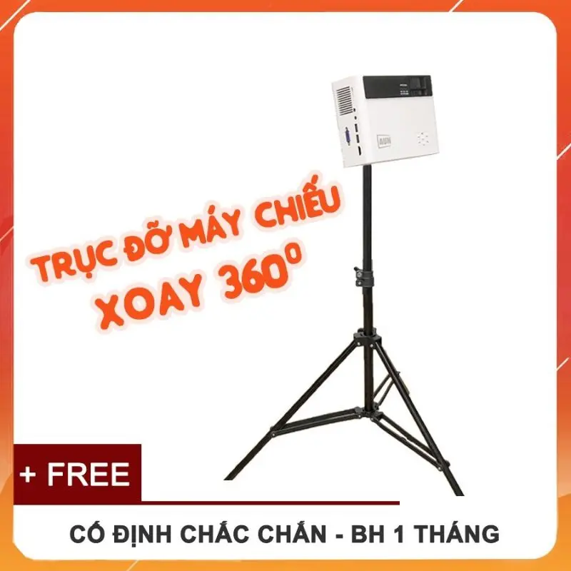 [XOAY 360 - ĐỘ CHỊU LỰC 1.5KG] Chân tripod máy chiếu xoay 360 độ - Tripod giá đỡ máy chiếu điện thoại 1