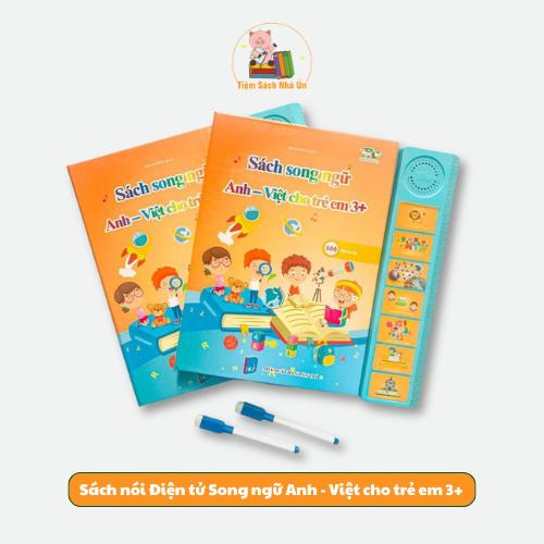 Sách Nói Điện Tử Song Ngữ Anh- Việt Giúp Trẻ Học Tốt Tiếng Anh- Cho Bé Từ 1- 7 Tuổi