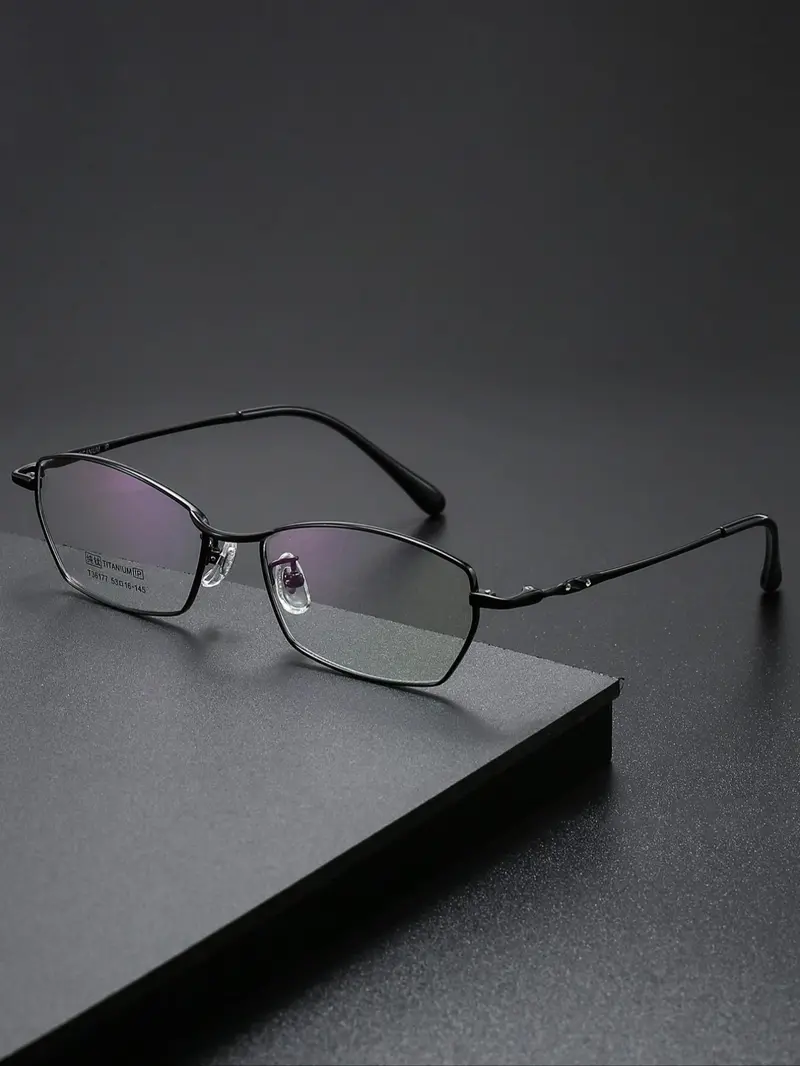 Product Introduction of Unisex Simple Style Plain Color Eyeglasses Frames, Casual Trendy Eyeglasses Frames for Everyday Use, Fashion Accessories for Outdoor Activities 0