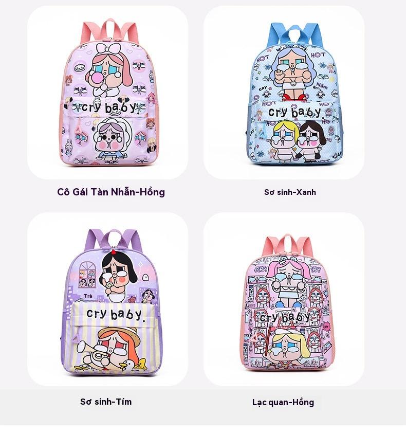 Product Introduction of Ba Lô Dòng Em Bé Khóc Labubu, Túi Đeo Vai Đôi Giá Trị Cao, Siêu Nhẹ, Dung Lượng Lớn, Thích Hợp Cho Trẻ Mới Biết Đi, Thiết Kế Hoạt Hình Dễ Thương, Lý Tưởng Cho Trường Học, Túi Đeo Chéo 0