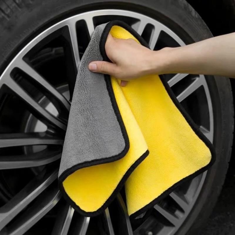 Product Introduction of Khăn lau xe ô tô, xe hơi lau tay la đa năng siêu dày thấm hút chuyên dụng màu vàng - PKX Carduty 6