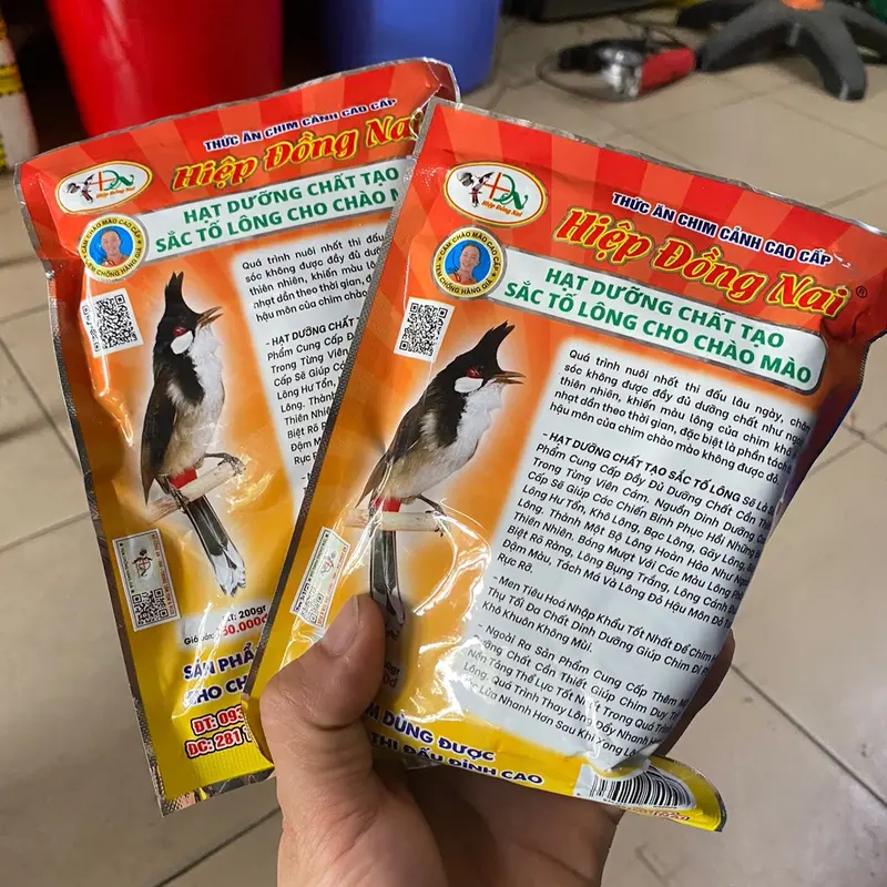 Combo 2 gói hạt sắc tố lông Hiệp Đồng Nai 2
