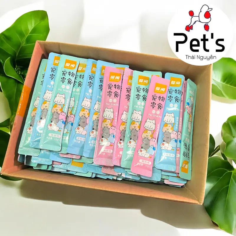 [COMBO 200 THANH Mix vị] Súp thưởng cho mèo Shizuka 15g-Pets Thái Nguyên 8