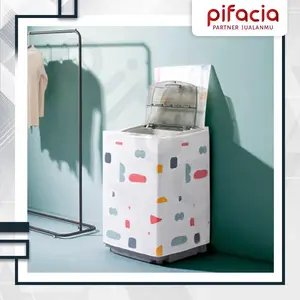 PIFACIA Cover Sarung Mesin Cuci Bukaan Atas Depan Dua Tabung