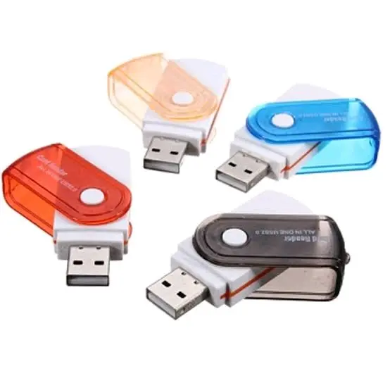 Card Reader USB 4in1 Putar Card Reader Flashdisk 4 Slot Putar 2