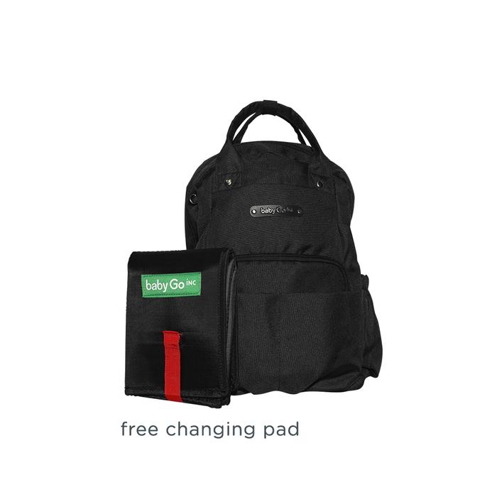 Gambar BabyGO Inc Luna Diaper Bag - Blue dari INC Brands Kota Surabaya Tokopedia