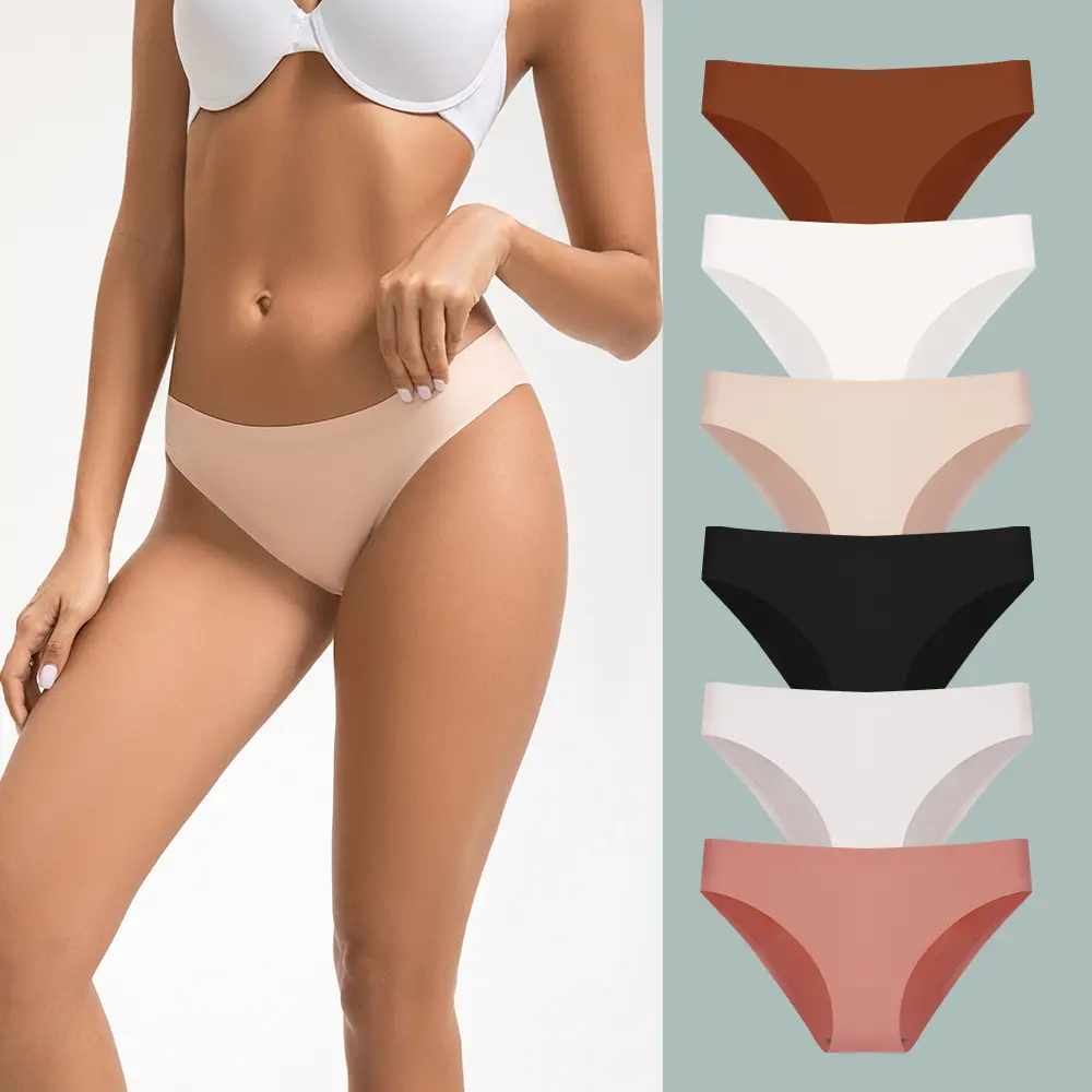 Women's ice silk seamless yoga exercise comfortable sports underwear new style women's triangle pants