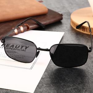 FSG63 Folding Sunglasses Photochromic Glasses / Polarized Sunglasses Men Sun Glasses Alloy Frame Square Eye Glasses Me Eyewear Glasses And Frames Driving Sunglasses Unisex