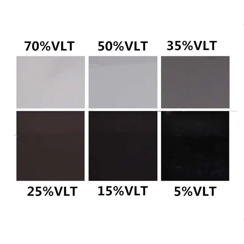 Cuộn Phim Che Nắng Cho Cửa Sổ Kính Màu Đen, 50 * 100CM, VLT, 15%, Xe Hơi, Nhà Cửa 2