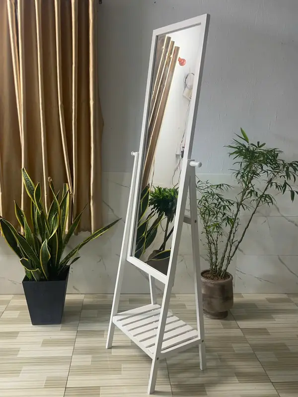 Gương Soi Toàn Thân Phối Kệ - Gương trang trí 6