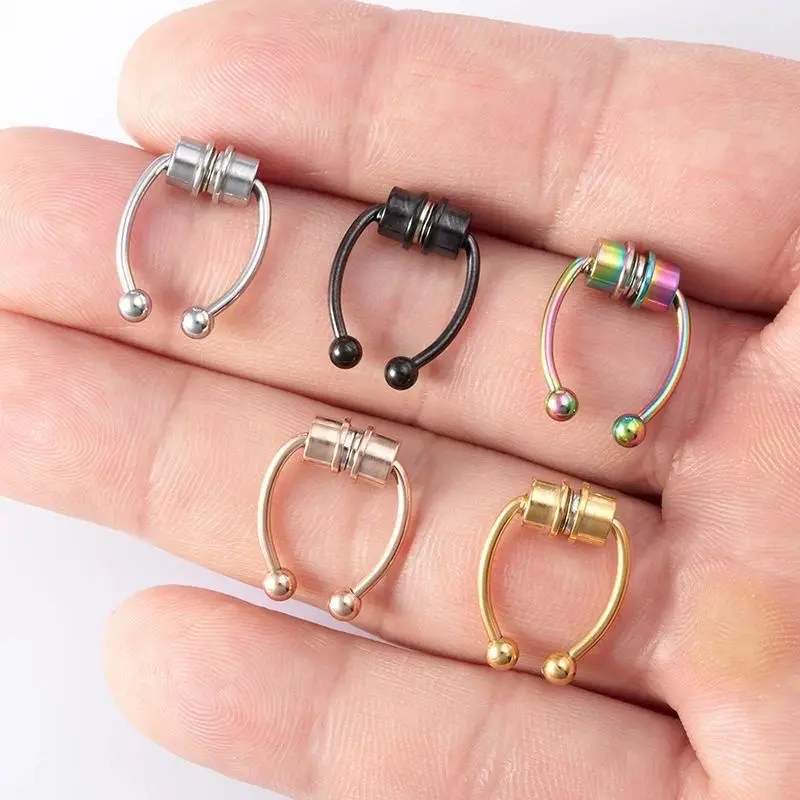 Anting hidung magnet / septum fake / septum magnet 0